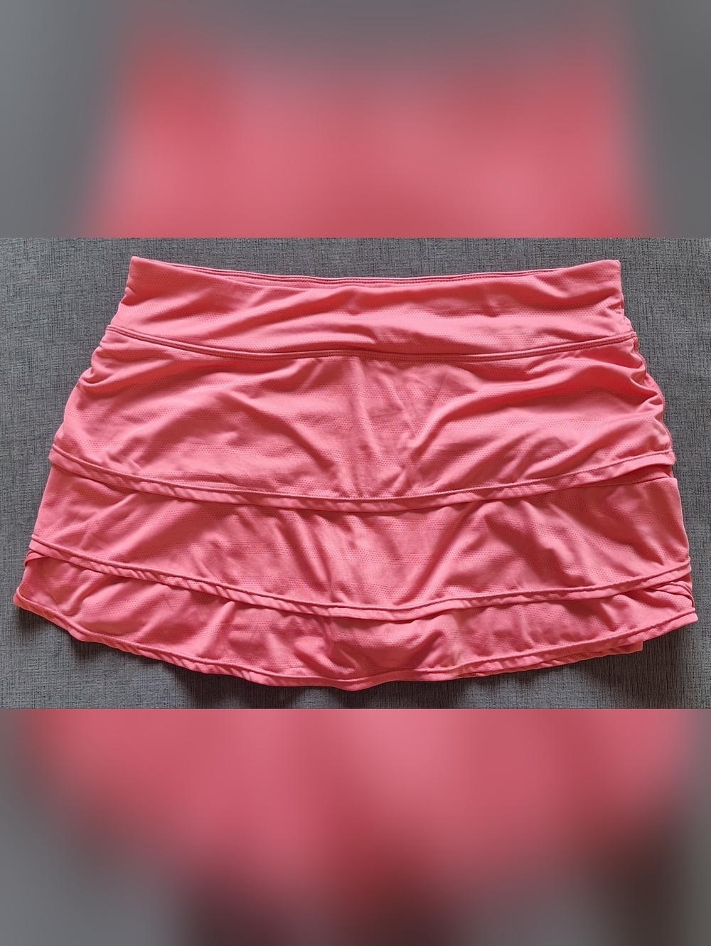 XL Coral Pink Athletic Skort